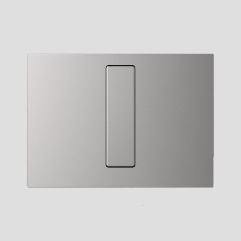 SANAT Push Plate Ineo Bright Stainless Steel Brushed
